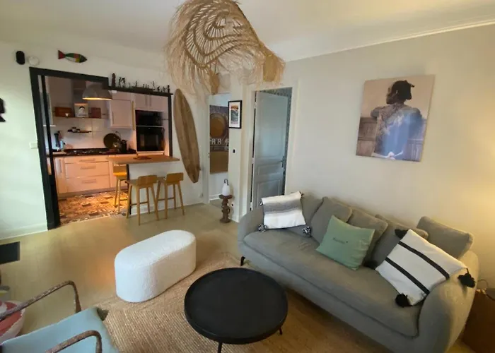 T3 Avec Patio Grande Apartman Biarritz